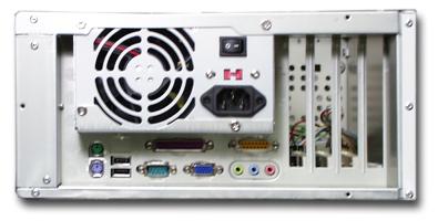 Bare-Bone System M300 Back Side